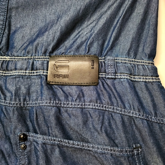 G-Star Raw Silky-Soft Denim Jumpsuit Size M - Picture 8 of 14